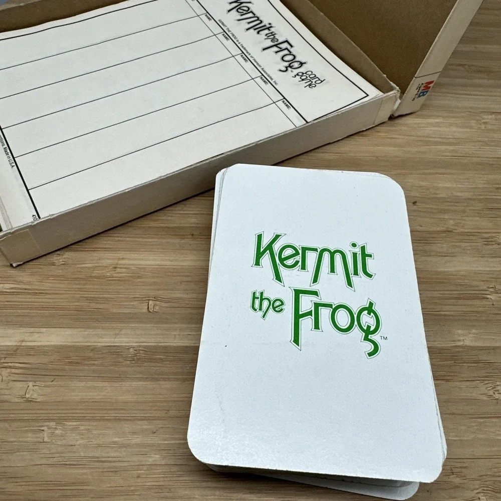 Kermit the Frog Muppets Card Game 1980 Milton Bradley